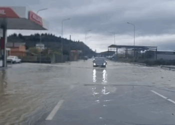 Reshjet e shiut përmbytin Shkodrën, ja zonat më të rrezikuara