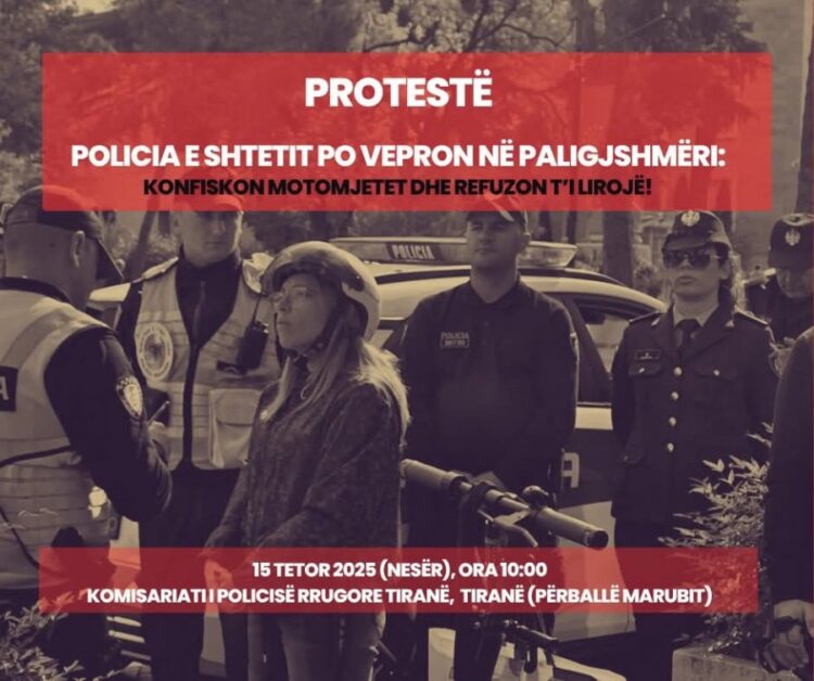 Protestë për konfiskimin e monopatinave, qytetarët: Policia po vepron në paligjshmëri!