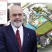 Tender 6 mln euro/ Kryeministri i vë kazmën stadiumit të Himarës, kthehet në parking betoni