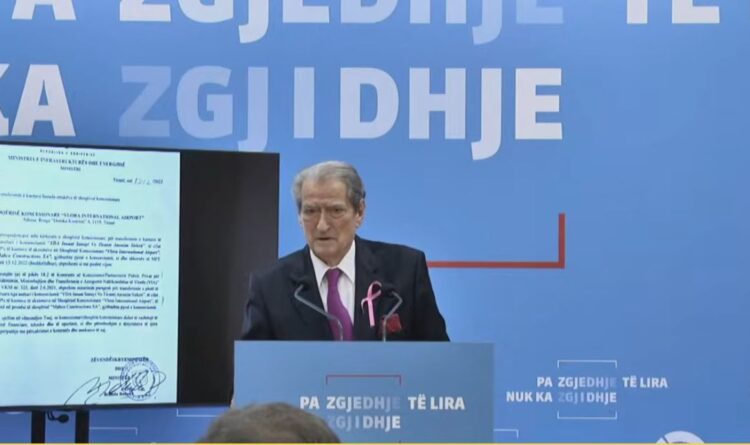 “Afera e Aeroportit të Vlorës plasi 3 javë më parë”, Berisha: Pacolli doli nga zyra e Ramës dhe…