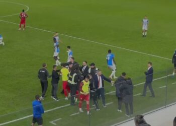 (VIDEO) Incident në “Air Albania”, ja çfarë ndodhi pas golit të tretë të Tiranës