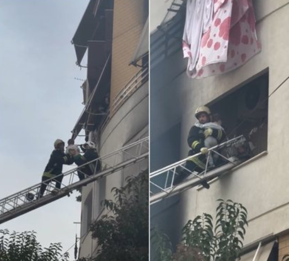Zjarrfikësit shpëtojnë dy fëmijë të mitur në Astir, pas zjarrit që shpërtheu në një pallat