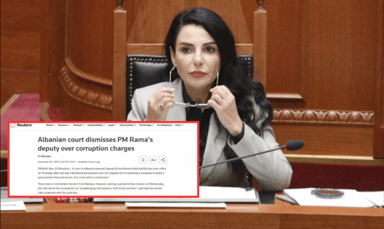 Jehonë ndërkombëtare, Reuters dhe Ekathimerini me artikuj për shkarkimin e Ballukut nga gjykata