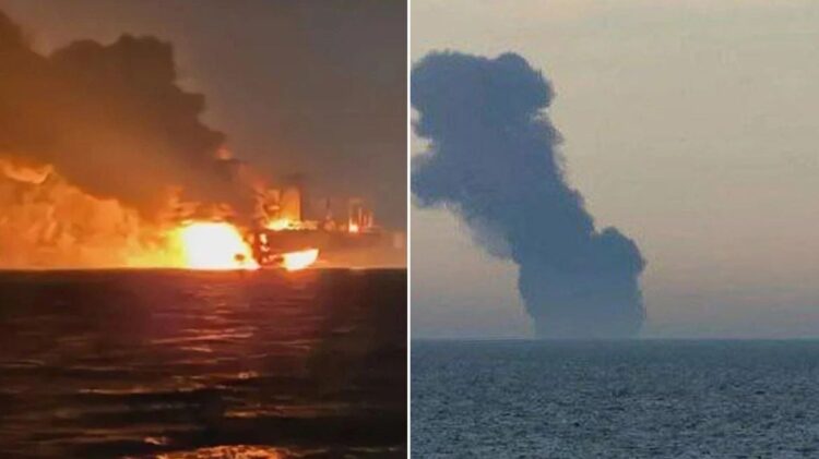 Dy anije me naftë ruse shpërthejnë në Detin e Zi, pranë brigjeve të Turqisë