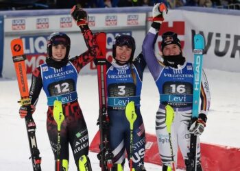 Lara Kolturi feston me flamurin e kuq ditëlindjen, në vendin e dytë në garën e Kupës së Botës