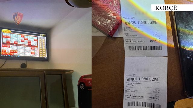 Lokali në Korçë i kthyer në pikë lojërash fati, arrestohet pronari 25-vjeçar