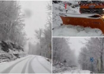 Pas reshjeve të shiut nis dëbora e parë në Theth dhe Razmë