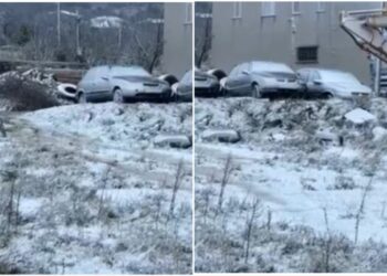 Bulqiza përfshihet nga reshjet e dëborës, disa fshatra mbeten pa energji elektrike