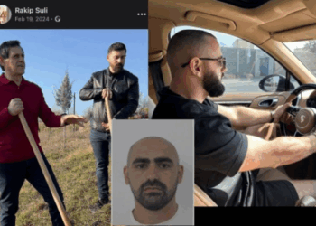 U arrestua si pjesë e grupit të Elvis Lamit, Florin Domi shfaqej përkrah Rakip Sulit duke mbjelle pemë