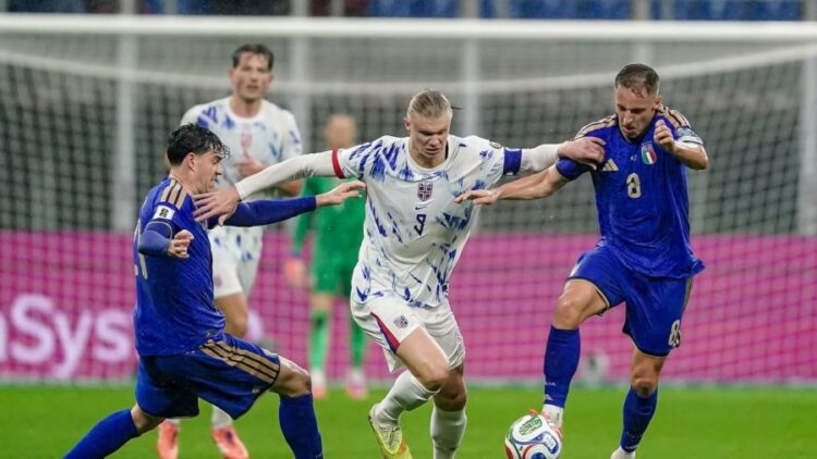 Botërori 2026, Norvegjia turpëron Italinë në ‘San Siro’