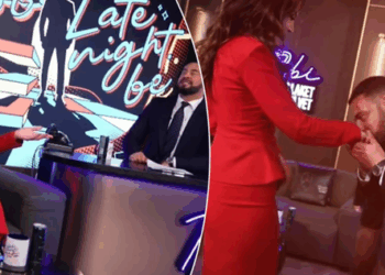 Pas shumë kohe bëhen bashkë Nora Istrefi dhe Roberti, ky i fundit i dhuron unazë në mes të emisionit