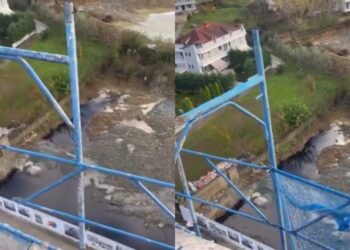 (VIDEO) Ujërat e zeza përmbytin Paskuqanin prej ditësh: institucionet heshtin