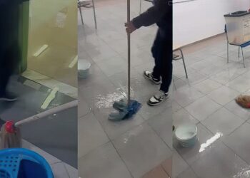 Vlonjatët me çizme në ditën e zgjedhjeve! Përmbyten nga shiu qendrat e votimit