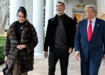 Ronaldo viziton Shtëpinë e Bardhë. Foto me Presidentin Trump dhe Georginën që shkaktojnë debat ndërkombëtar