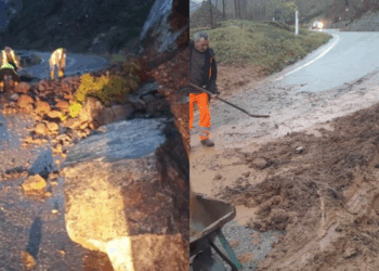 Moti i keq/ Dëmtohet ura që lidh dy fshatra në Kukës, probleme edhe në Dibër