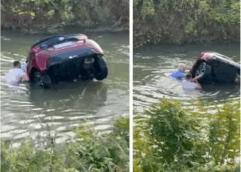 Makina bie në kanal, shqiptari bëhet hero: Shpëton të moshuarin në Itali