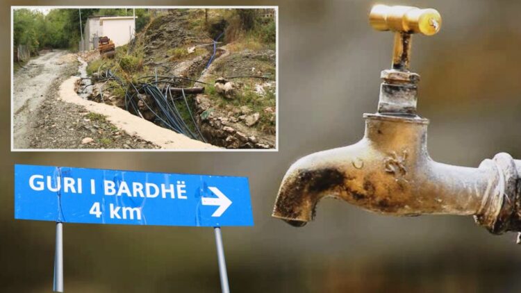 219 milionë lekë “në erë”! Banorët e Gurit të Bardhë pa ujë edhe pas investimit të ri