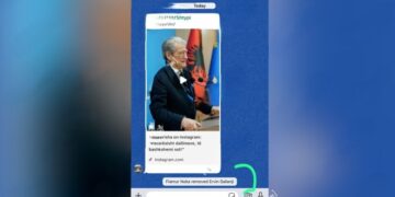 Flamur Noka nxjerr Ervin Salianjin nga grupi i Kryesisë së PD-së në Whatsapp