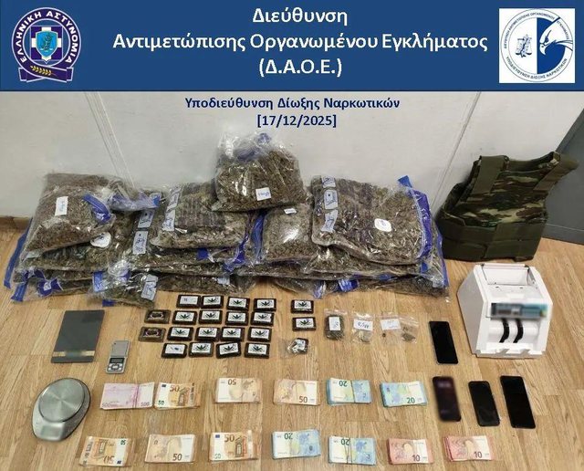 Goditet grupi i trafikimit të drogës në Greqi, mes të arrestuarve edhe këngëtari nga Tepelena