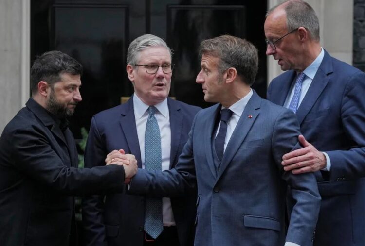 Mesazh uniteti për Ukrainën: Zelensky, Macron, Starmer dhe Merz zhvillojnë takim në Londër
