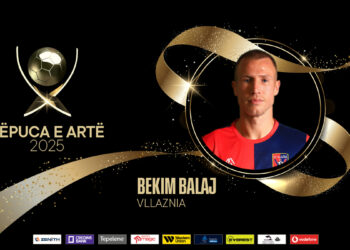 Bekim Balaj fiton “Këpucën e Artë 2025” me 19 gola për Vllazninë