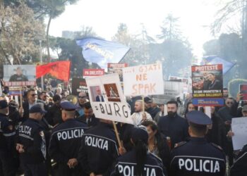 “Dorëzoni Belindën”/ Florjan Binaj i bashkohet protestës te Kryesia e Kuvendit