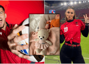 Moment i veçantë për Dakun dhe modelen shqiptare, lojtari i Kombëtares bëhet baba për herë të parë