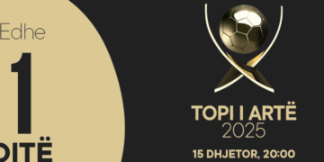Mbrëmja Gala “Topi i Artë 2025”/ Zemra Kuqezi & Lojtari i vitit i Kombëtares, dy trofetë për legjionarët
