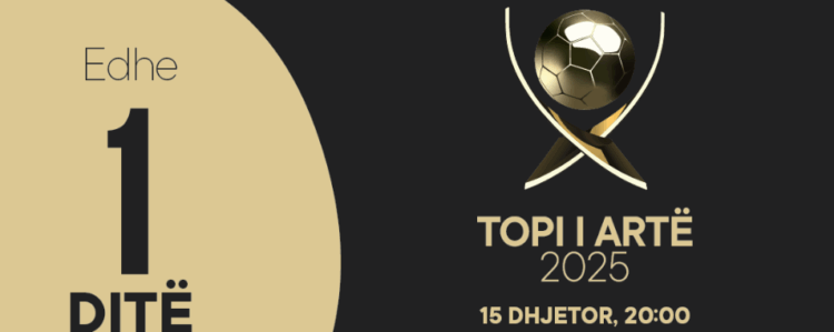 Mbrëmja Gala “Topi i Artë 2025”/ Zemra Kuqezi & Lojtari i vitit i Kombëtares, dy trofetë për legjionarët