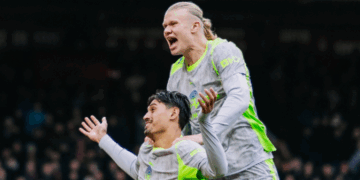 Manchester City pa “frena”, triumfon ndaj Nottingham dhe rrëzon nga kreu Arsenalin