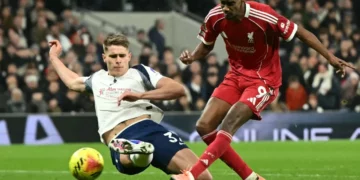 Dy kartonë të kuq dhe 3 gola, Liverpool triumfon ndaj Tottenham