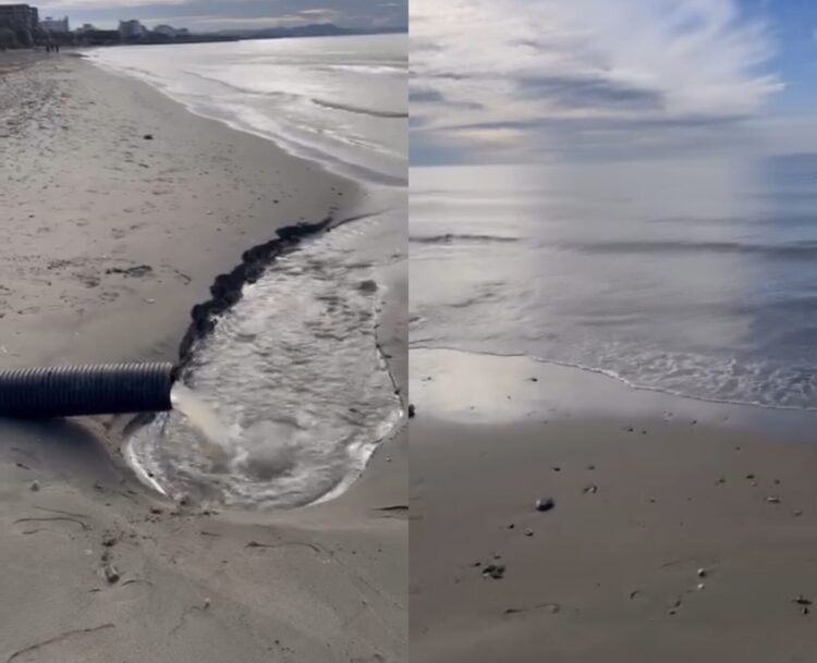 Skandal mjedisor në Golem: Ujërat e zeza derdhen direkt në det, pranë pushuesve