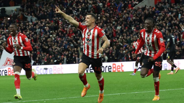Asist i Xhakës ndeshjen e Premier League, Sunderland barazon 1-1 me Leeds