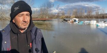 Hapja e portave të HEC-it të Banjës, përmbytet landfilli i Kuçovës dhe stalla e derrave