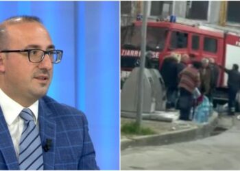 “I thoni Ballukut të shikojë Fierin”, Korreshi publikon videon: Zjarrfikësja e Lushnjës shpërndan ujë për banorët