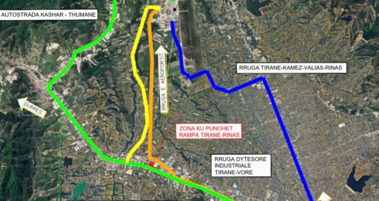 Ndërtimi i mbikalimit të Qafë Kasharit/ ARRSH me 13 dhe 14 janar bllokohet dalja Tiranë – Rinas