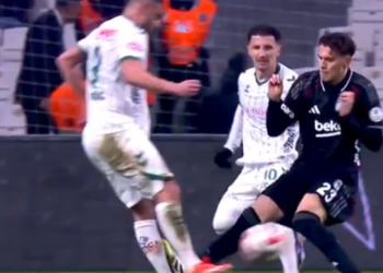 Debutim i ‘çmendur  Asllanit! Jep asistin e fitores për Beshiktash, por e “djallos“ me karton të kuq