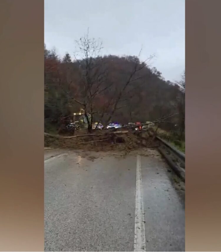Shembet masivi i dheut, bllokohet aksi Tepelenë–Gjirokastër (VIDEO)