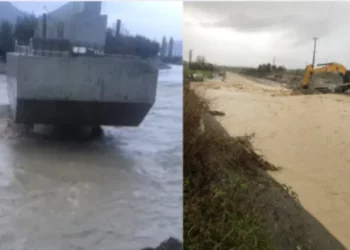 “Salillari” bllokon kanalet kulluese, përmbyten 5 shtëpi në Elbasan