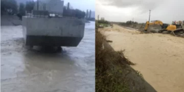 “Salillari” bllokon kanalet kulluese, përmbyten 5 shtëpi në Elbasan