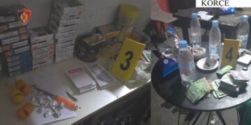 Lojëra fati të paligjshme dhe shpërndarje kokaine, në pranga 57-vjeçari në Korçë