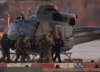 Nën masa të rrepta sigurie, Maduro dhe gruaja e tij transferohen me helikopter drejt gjykatës në New York