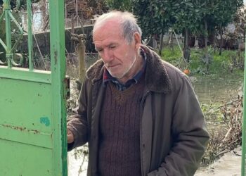 Ironia e plakut përballë Ballukut: Faleminderit për ujin që na sollët nëpër banesa, gruaja mësoi notin