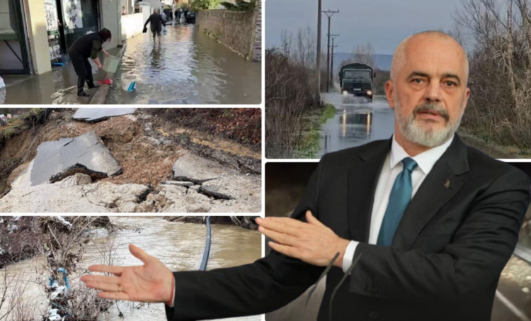 Propaganda e Ramës dhe Shqipëria e vërtetë, si paraqitet gjendja nga moti i keq në vend