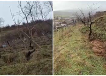 Korçë/ Rrëshqet toka në fshatin Çorravë, rrezikohet jeta e banorëve