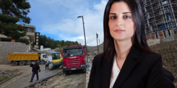 Degradimi i rrugëve të Durrësit nga korrupsioni, kryebashkiakja Sako shpall armik shiun
