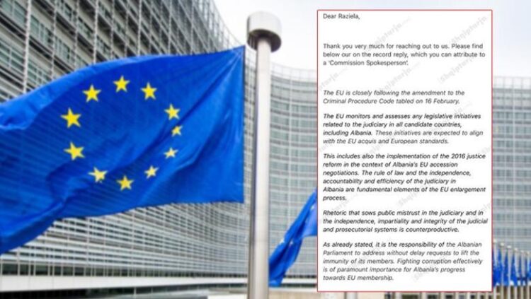 Rama, ligj për bllokimin e pezullimit të ministrave/ Reagon KE: Çdo ndryshim të përputhet me standardet e BE