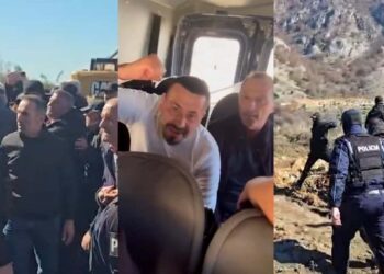 Arrestohen banorët e Rrjollit pas protestës, publikojnë VIDEO nga furgoni i policisë: Veç liri do ketë…