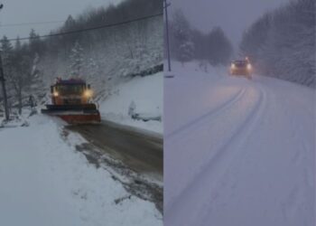 Trashësia arrin deri në 20 cm, rikthehen reshjet e borës në Korçë