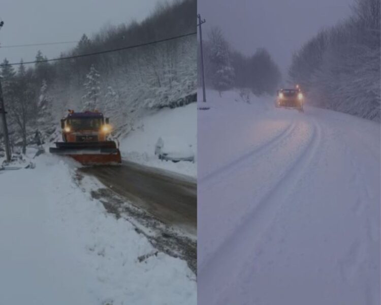 Trashësia arrin deri në 20 cm, rikthehen reshjet e borës në Korçë